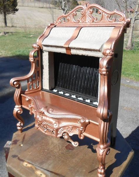 antique gas heater restoration
